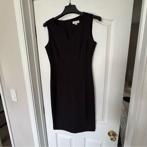 Calvin Klein Classic Black Sleeveless Midi Dress